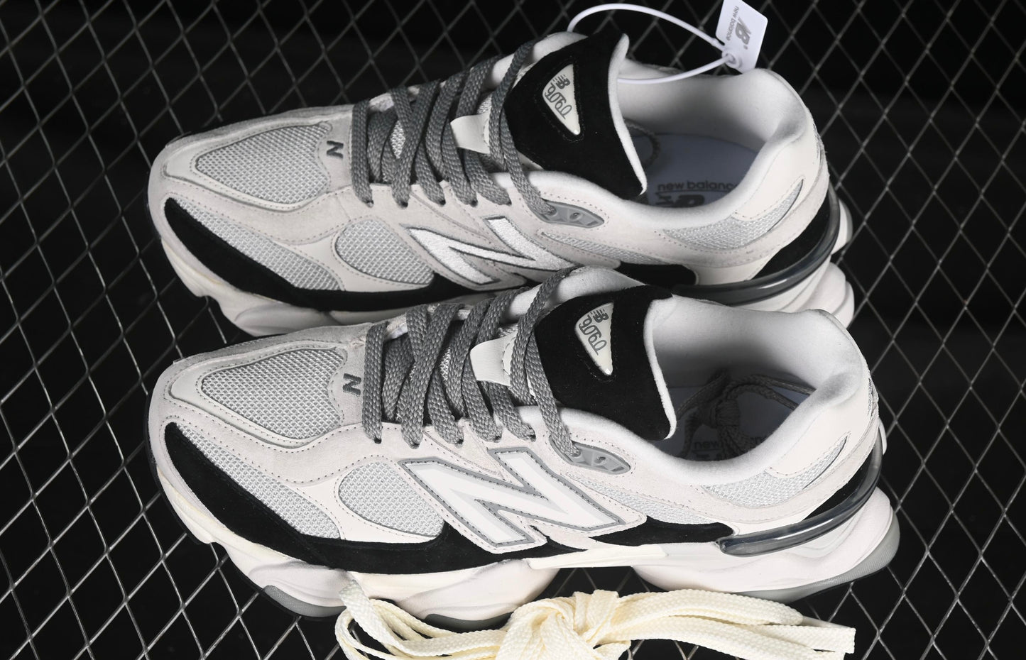 9060 Off White Black Sneakers