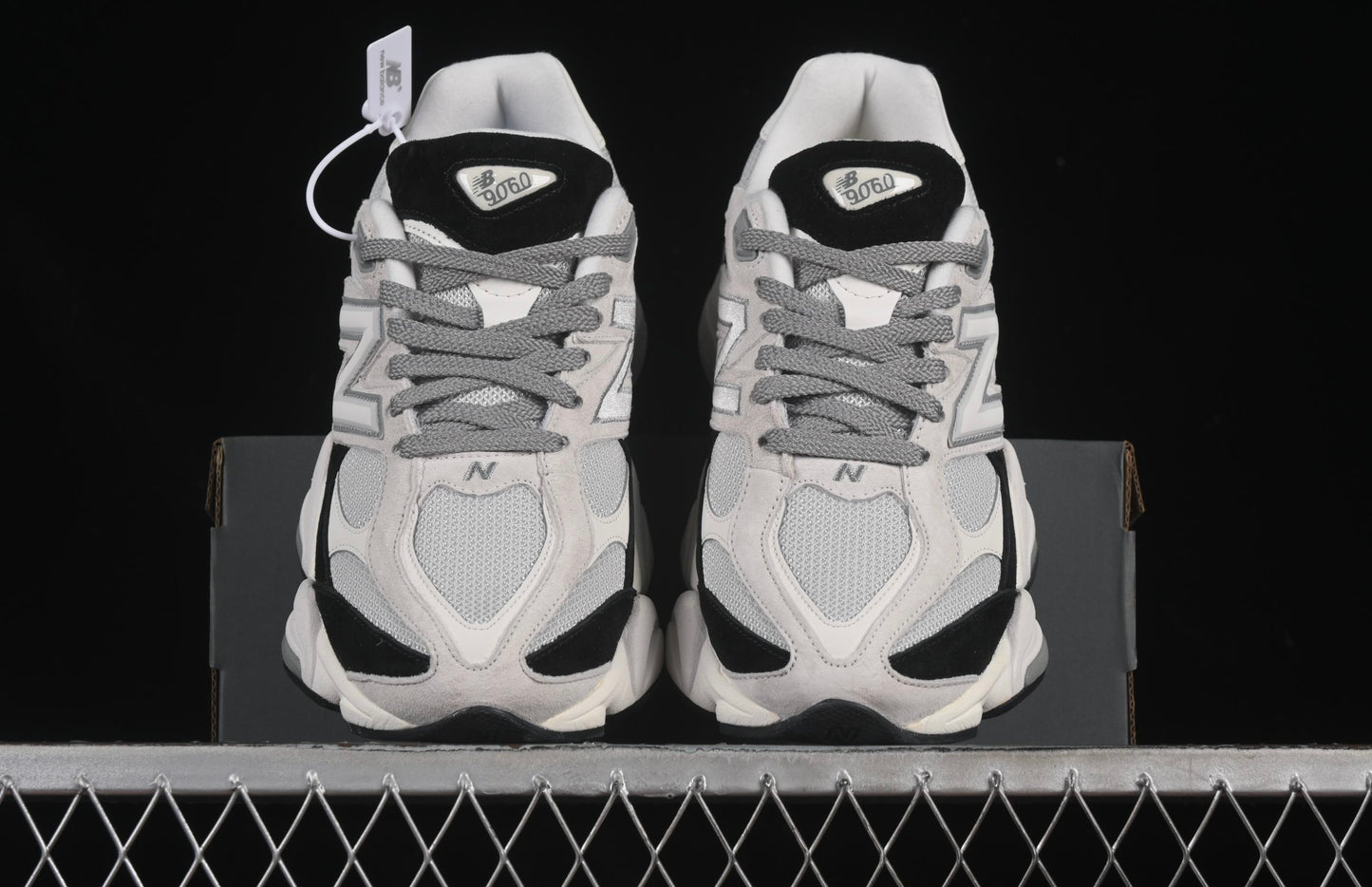 9060 Off White Black Sneakers