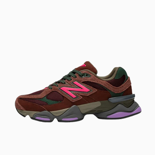 9060 Rich Oak Burgundy Sneakers